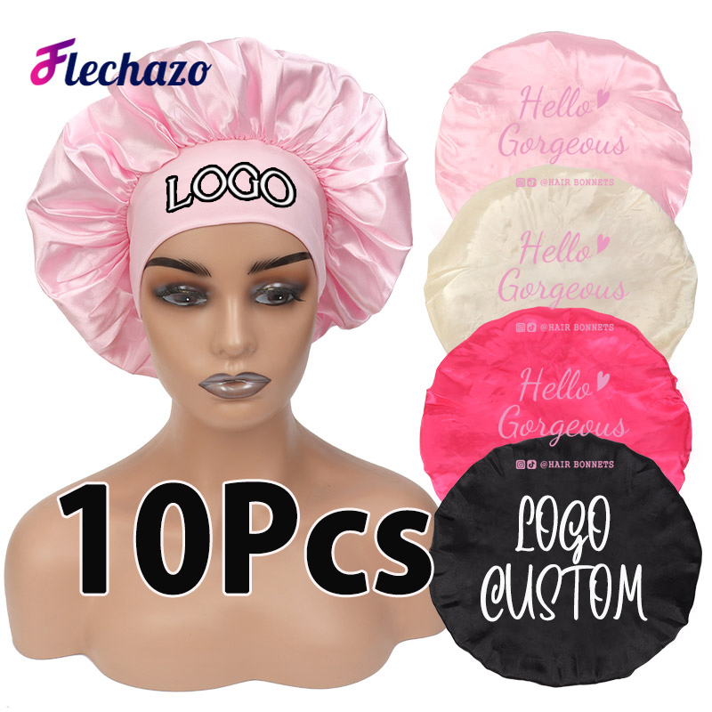 Hair Care Logo - Logo Customize Silk Bonnet For Hair
