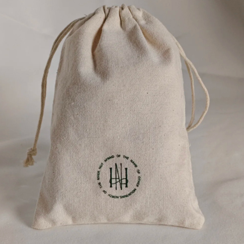 Hair Care Logo - Natural Cotton Gift Bags Beautiful Makeup