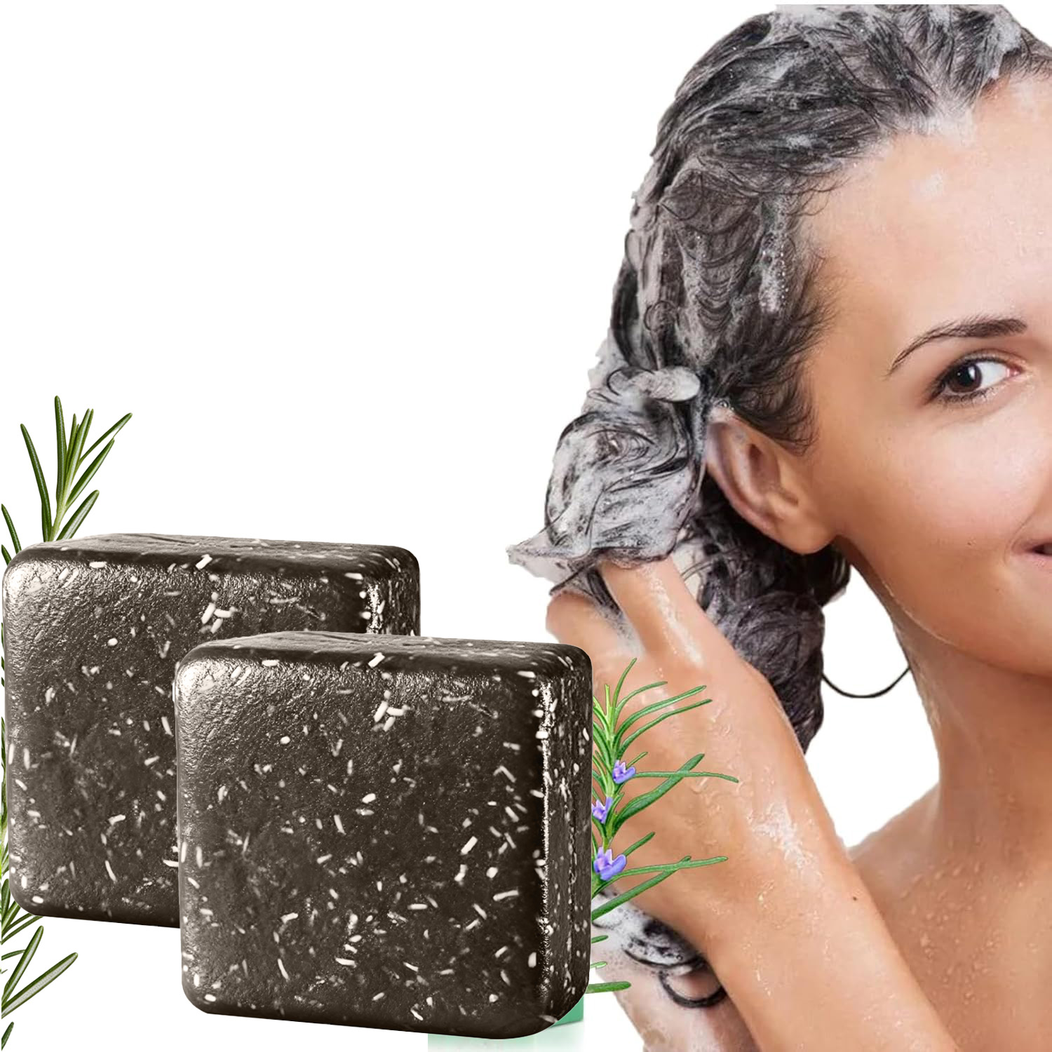 Hair Care Pantene - Rosemary Shampoo Bar for Hair Growth