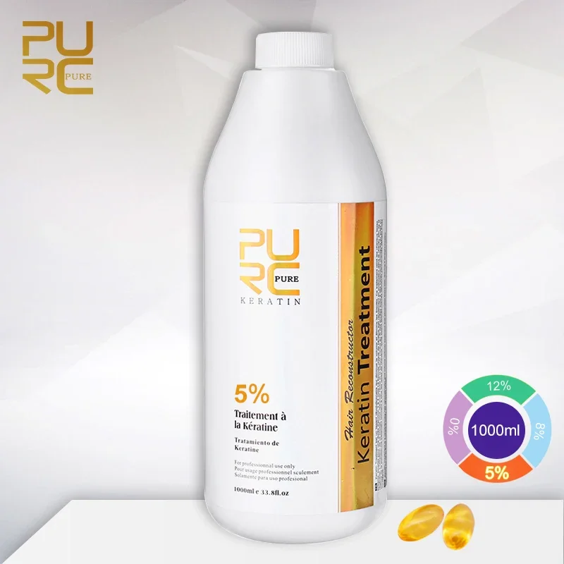 PURC Keratin Hair Straightenin - Hair Care For Curly Dry Hair ulasan dan harga