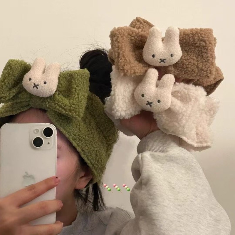 Miffy Cute Cartoon Elastic Bow - Hair Care Good Hair ulasan dan harga