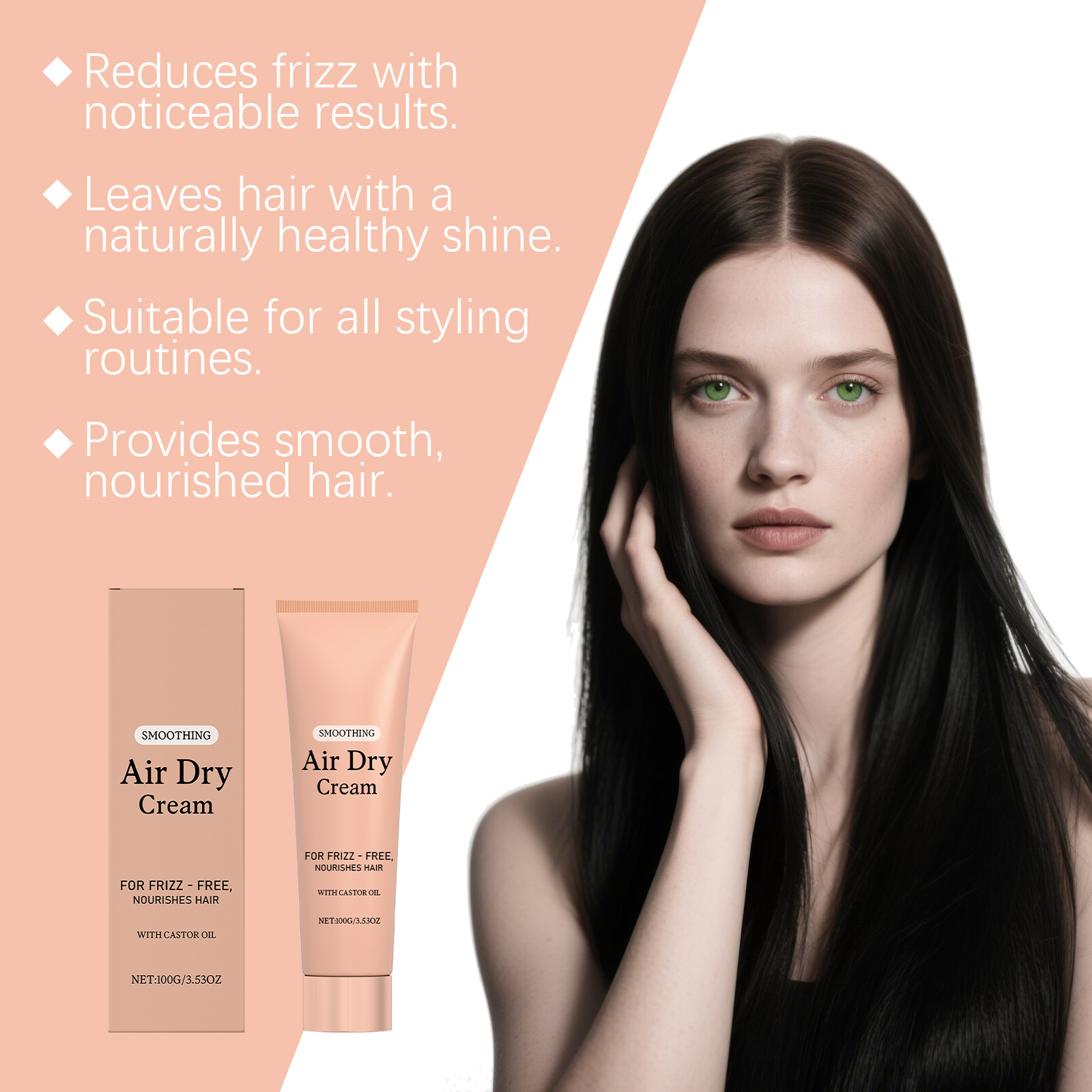 Hair Supple Care Cream Nourish - Hair Care For Curly Dry Hair ulasan dan harga