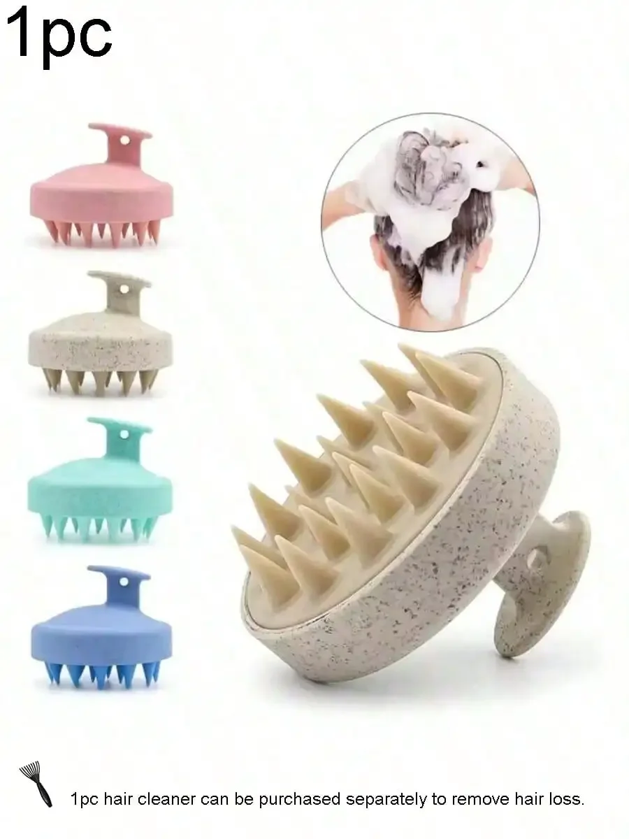 1pc Soft Silicone Scalp Massag - Hair Care For Curly Dry Hair ulasan dan harga