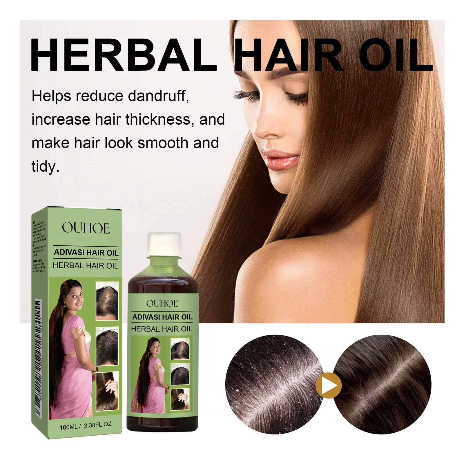 100ml Hair Growth Oil India Ad - Hair Care India ulasan dan harga