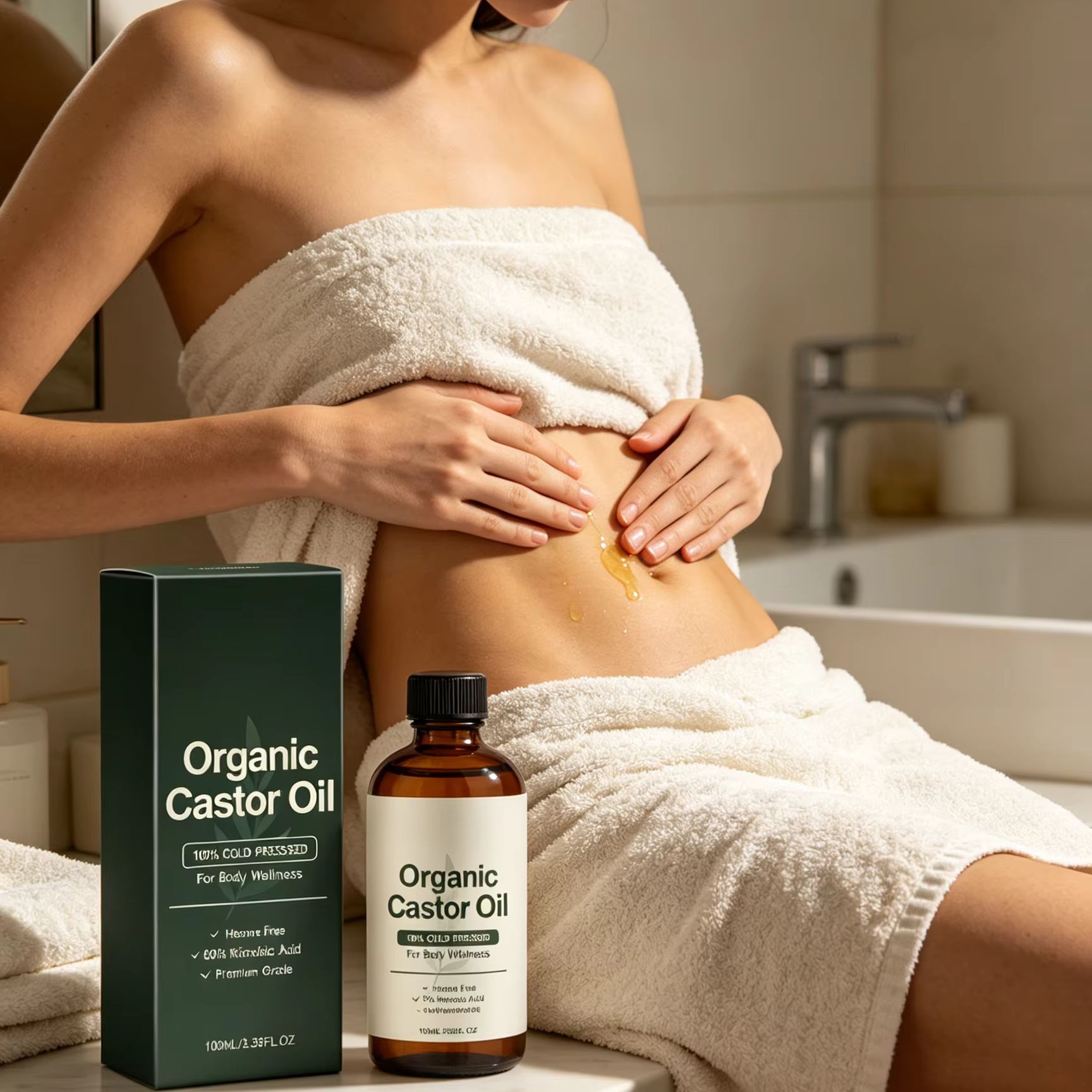 Organic Castor Oil Cold Press  - Castor Oil Cold Press ulasan dan harga