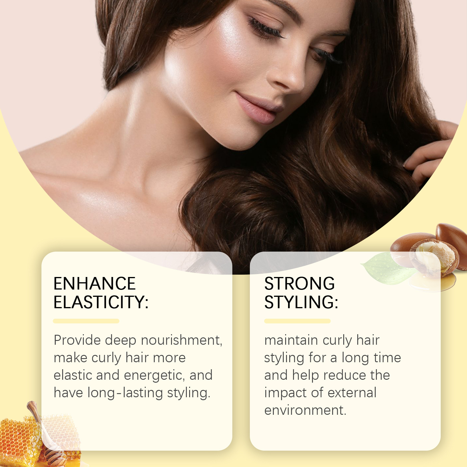 Curly Hair Care Cream Big Wave - Hair Care For Curly Dry Hair ulasan dan harga