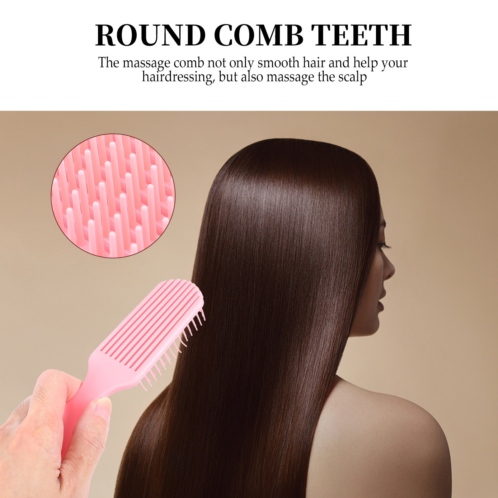 2Pcs Massage Comb Hairdressing - Hair Care For Curly Dry Hair ulasan dan harga