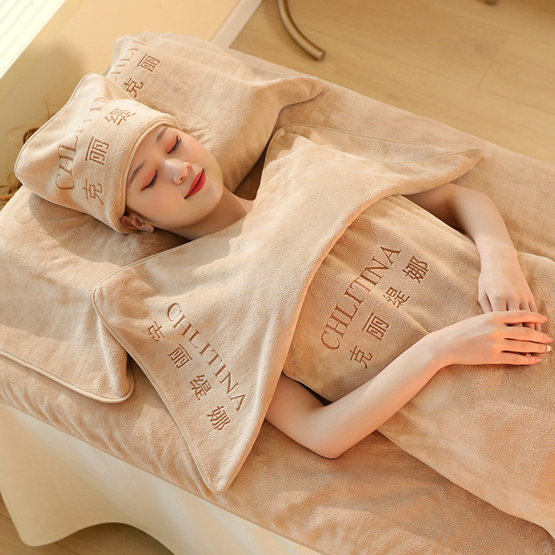 5pcs SPA Dedicated Towels Thic - Hair Care Logo ulasan dan harga