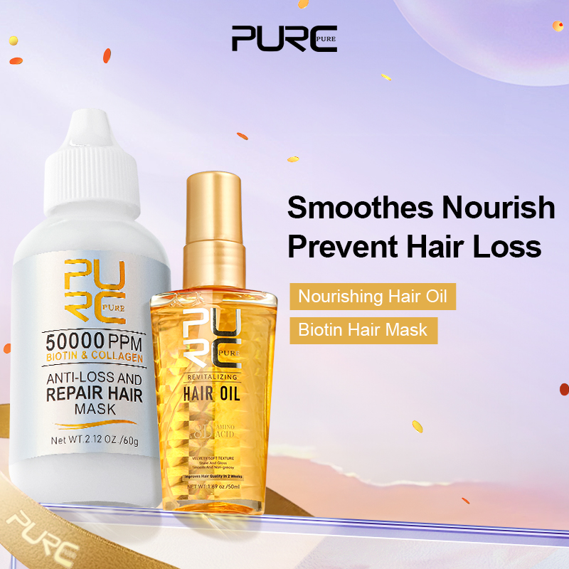 Collagen Hair Mask & Argan Oil - Hair Care For Curly Dry Hair ulasan dan harga