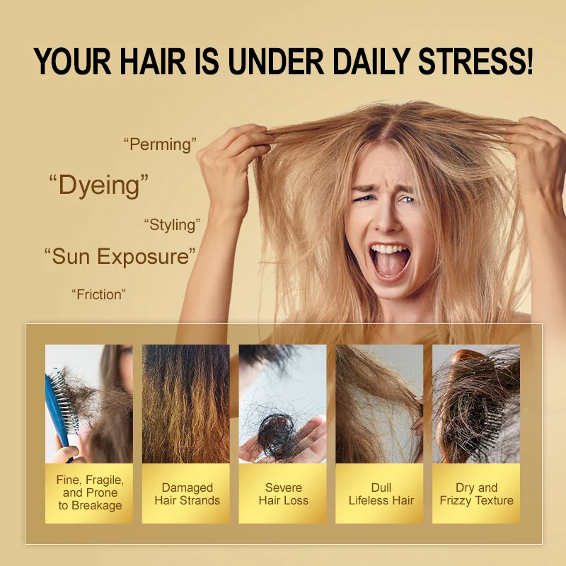 Collagen Hair Mask & Argan Oil - Hair Care For Curly Dry Hair ulasan dan harga