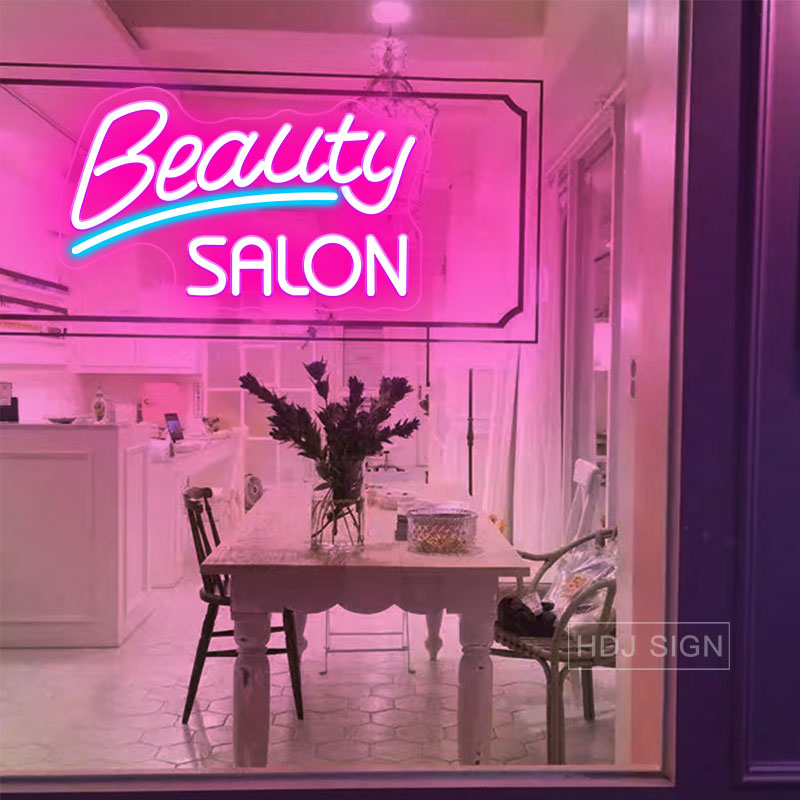 Custom Hair Salon LED Neon Sig - Hair Care Logo ulasan dan harga