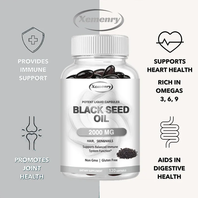 Vegan Black Seed Oil Capsules  - Castor Oil Cold Press ulasan dan harga