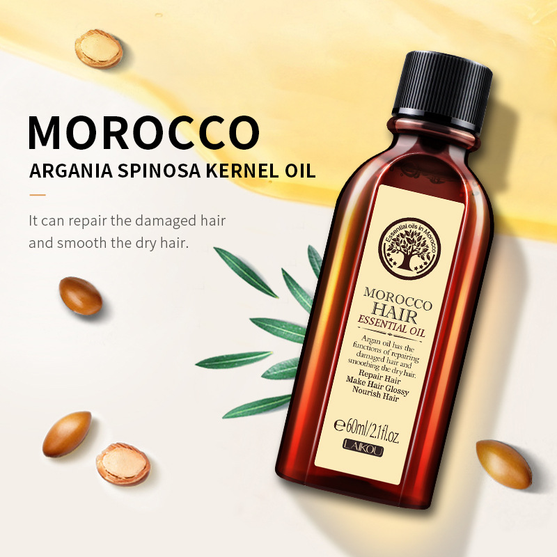 60ML Hair Care Moroccan Pure A - Argan Oil Treatment ulasan dan harga