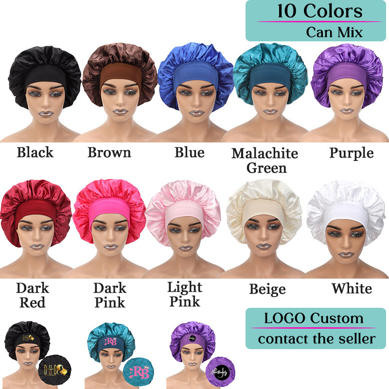 Logo Customize Silk Bonnet For - Hair Care Logo ulasan dan harga