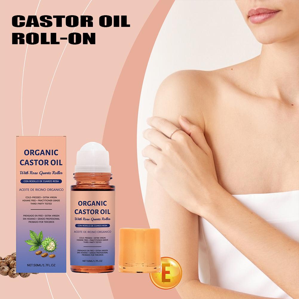 50ml Organic Castor Oil Roll-O - Castor Oil Cold Press ulasan dan harga