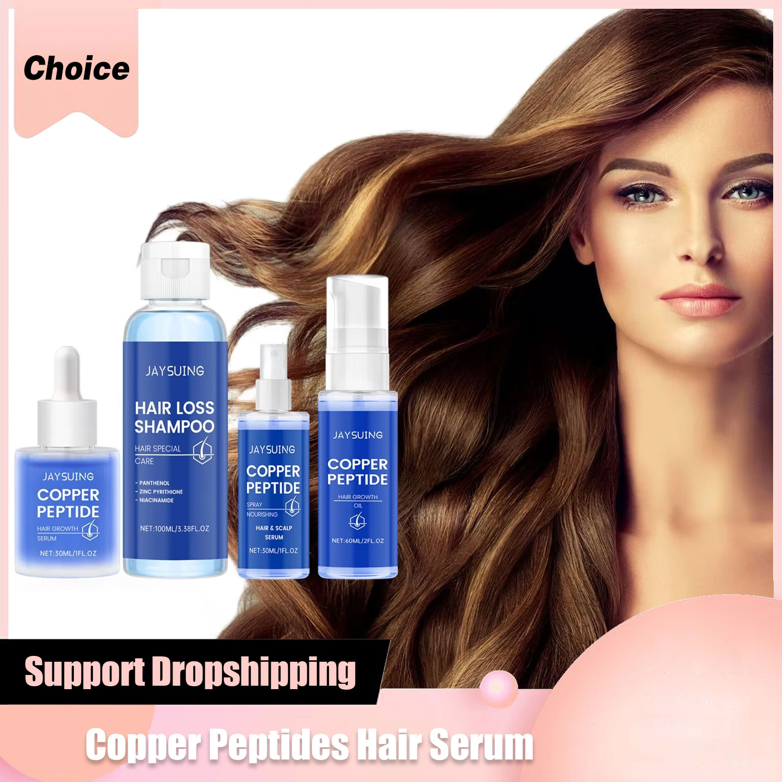 Hair Growth Serum Copper Pepti - Hair Care Herbal ulasan dan harga
