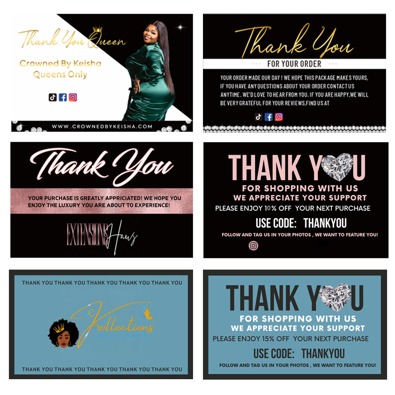 Personalize Business Thank You - Hair Care Logo ulasan dan harga