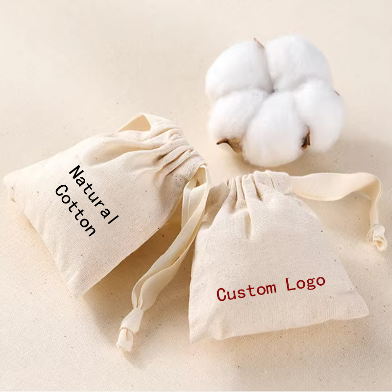 Natural Cotton Gift Bags Beaut - Hair Care Logo ulasan dan harga
